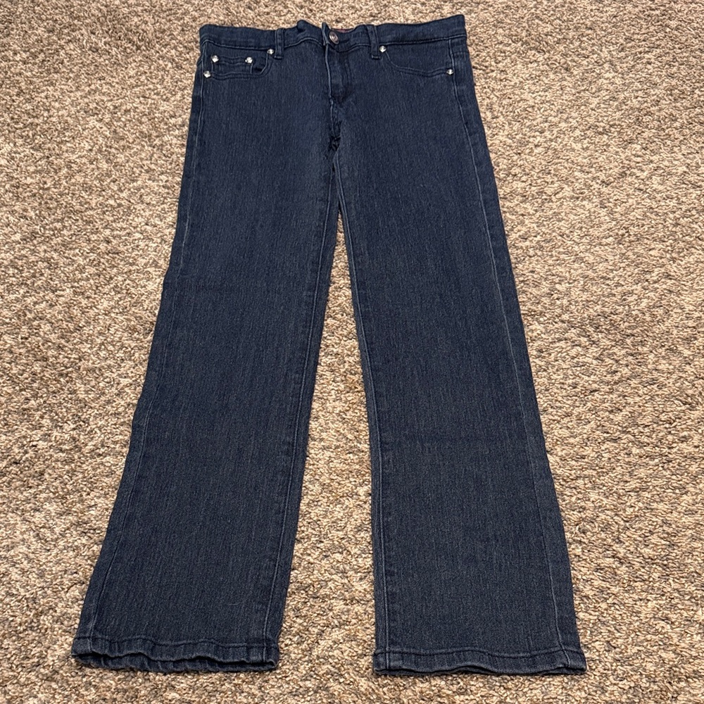 Jezebel Dark Blue Straight Leg Jeans